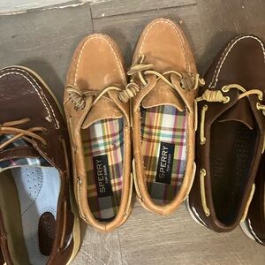 Sperry Brown and Tan Boat Shoes